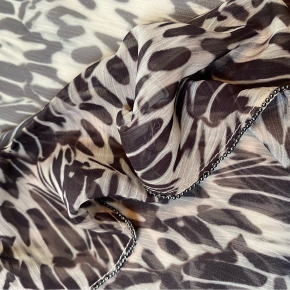 Ted Baker Bertei Ruffle Blouse with Metal Ball Trim Size 4 - Picture 5 of 14